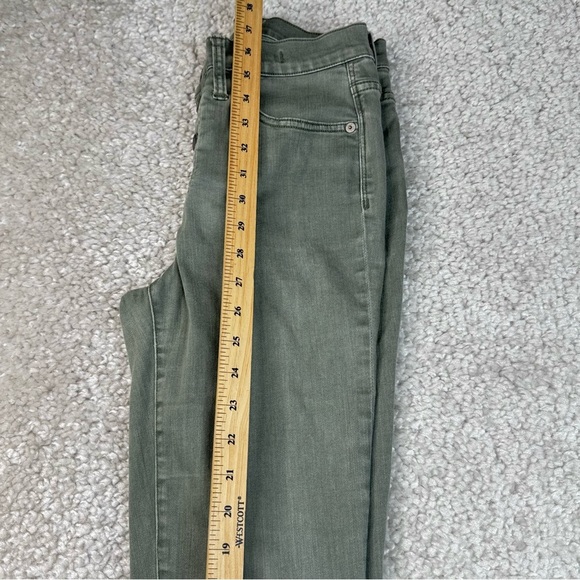 MADEWELL 9" High Rise Skinny Jeans: Garment-Dyed Button-Front stretchy soft 27 - Picture 12 of 13